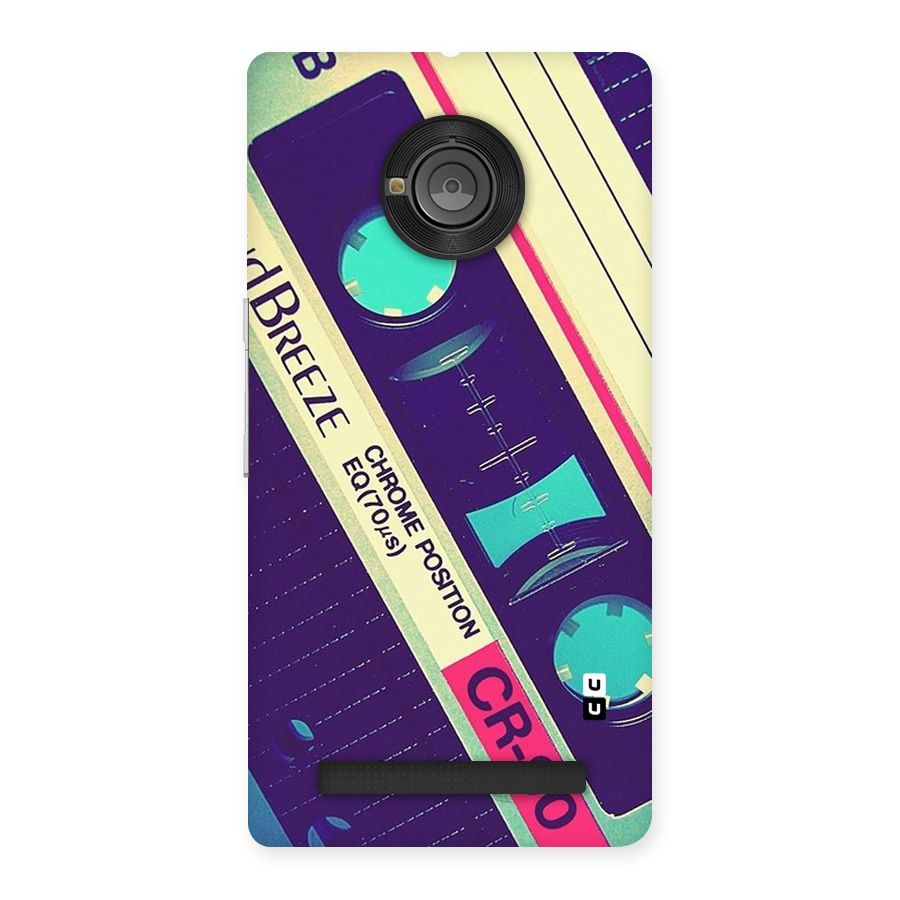 Old Casette Shade Back Case for Yu Yunique