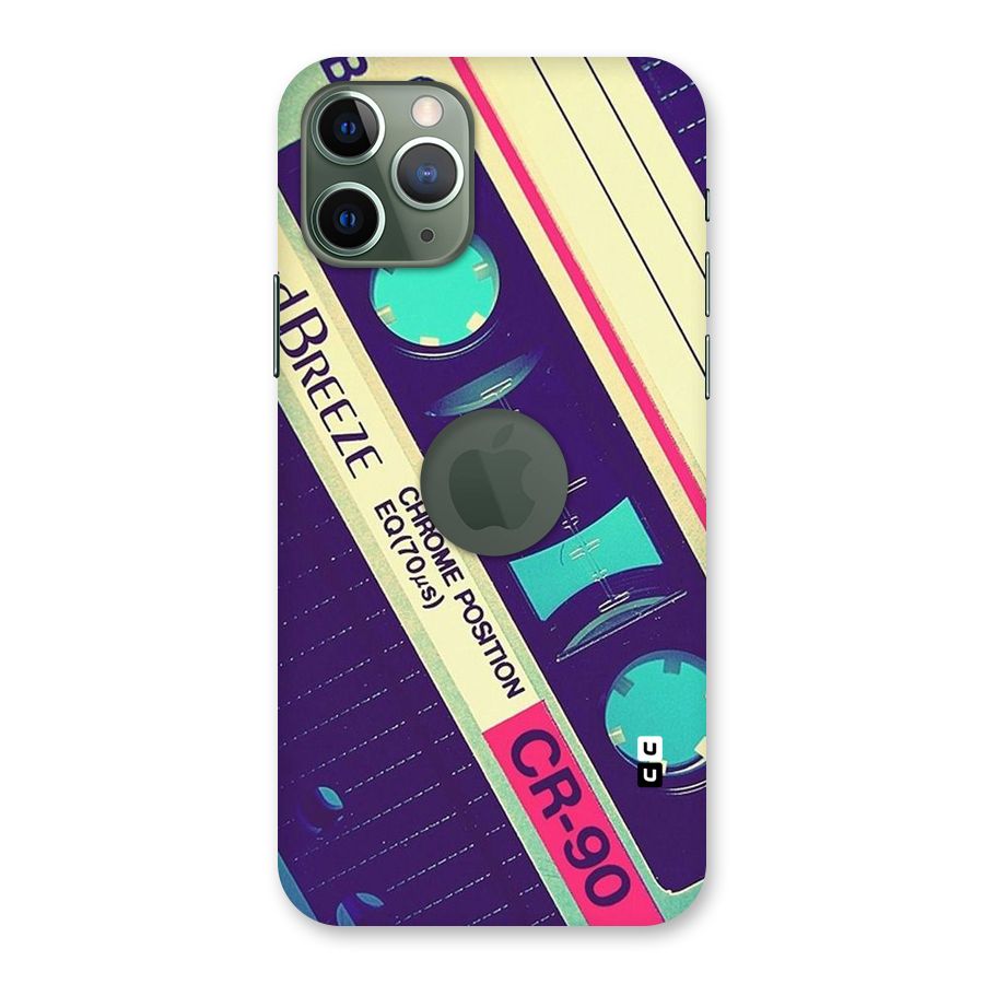 Old Casette Shade Back Case for iPhone 11 Pro Logo  Cut