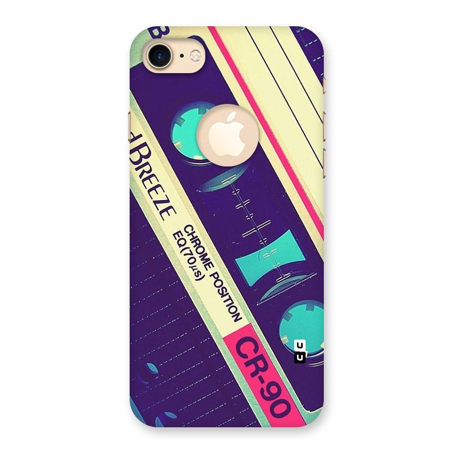 Old Casette Shade Back Case for iPhone 7 Logo Cut