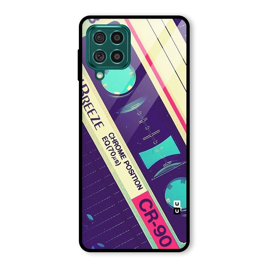 Old Casette Shade Glass Back Case for Galaxy F62