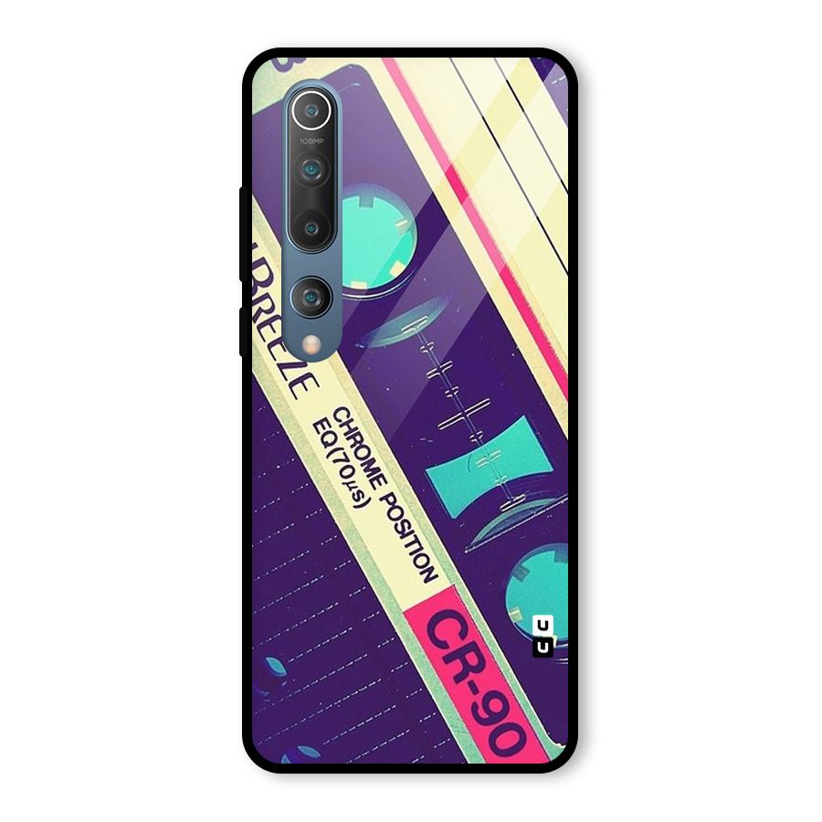 Old Casette Shade Glass Back Case for Mi 10