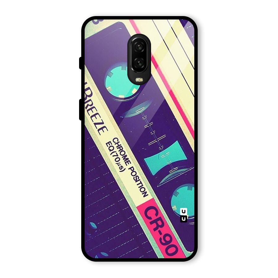 Old Casette Shade Glass Back Case for OnePlus 6T