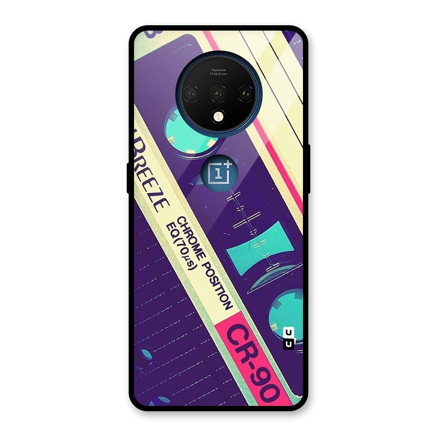 Old Casette Shade Glass Back Case for OnePlus 7T
