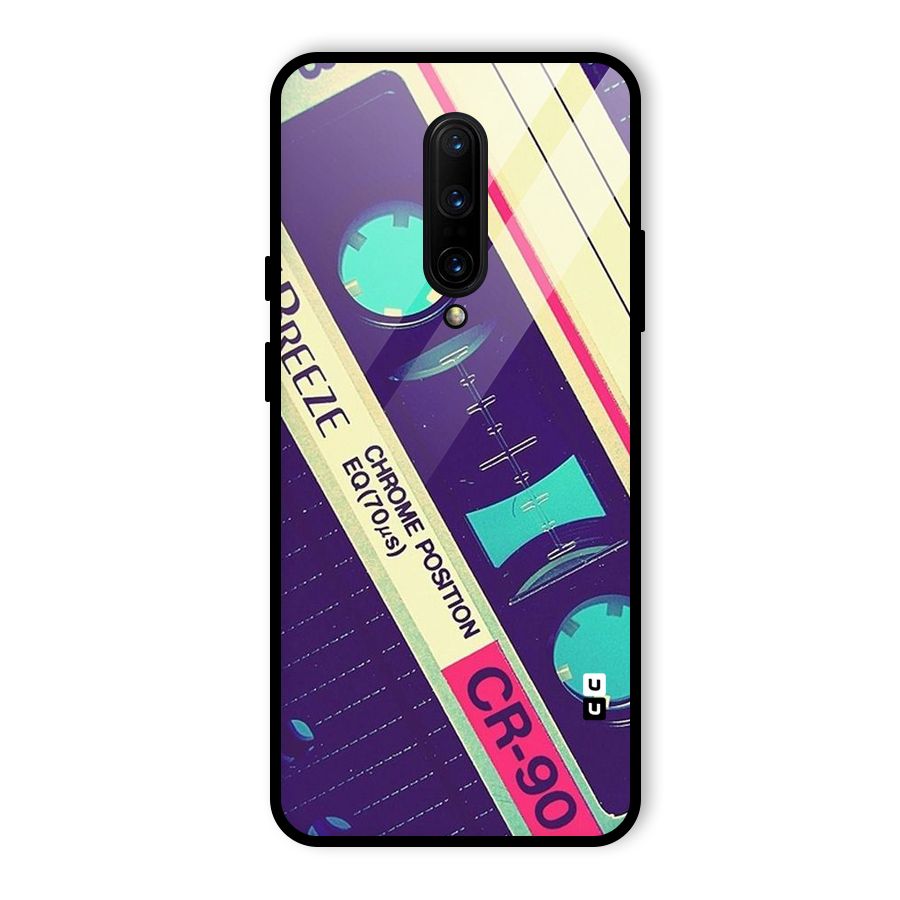 Old Casette Shade Glass Back Case for OnePlus 7 Pro
