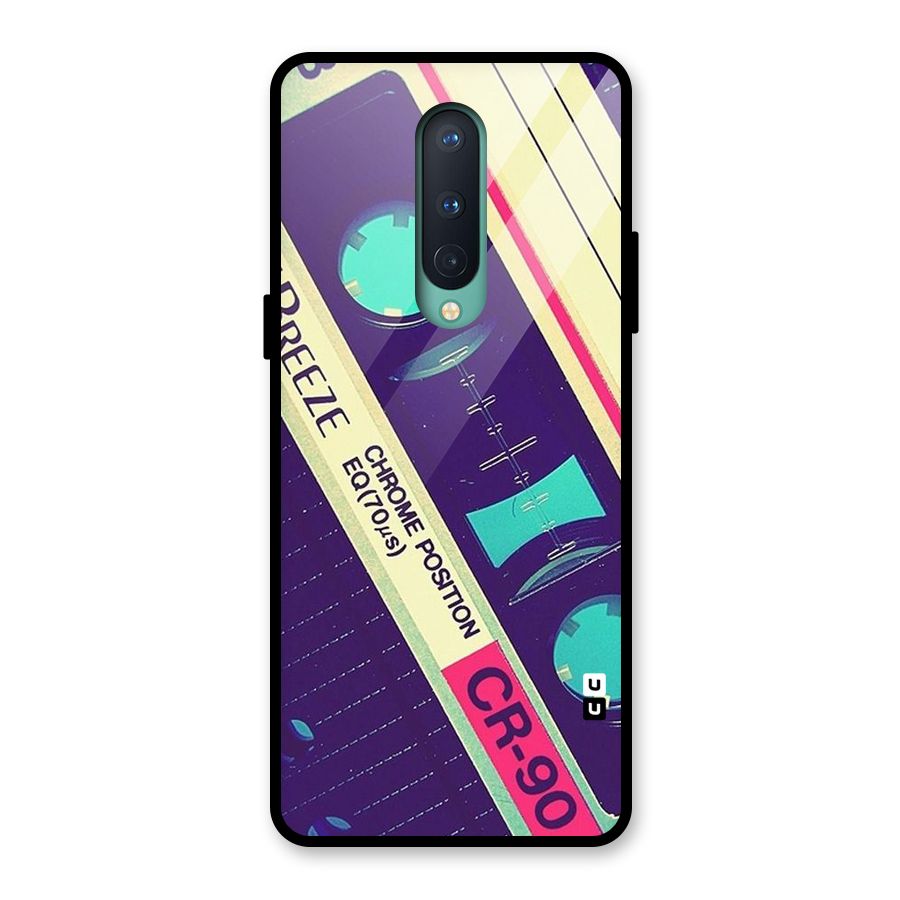 Old Casette Shade Glass Back Case for OnePlus 8