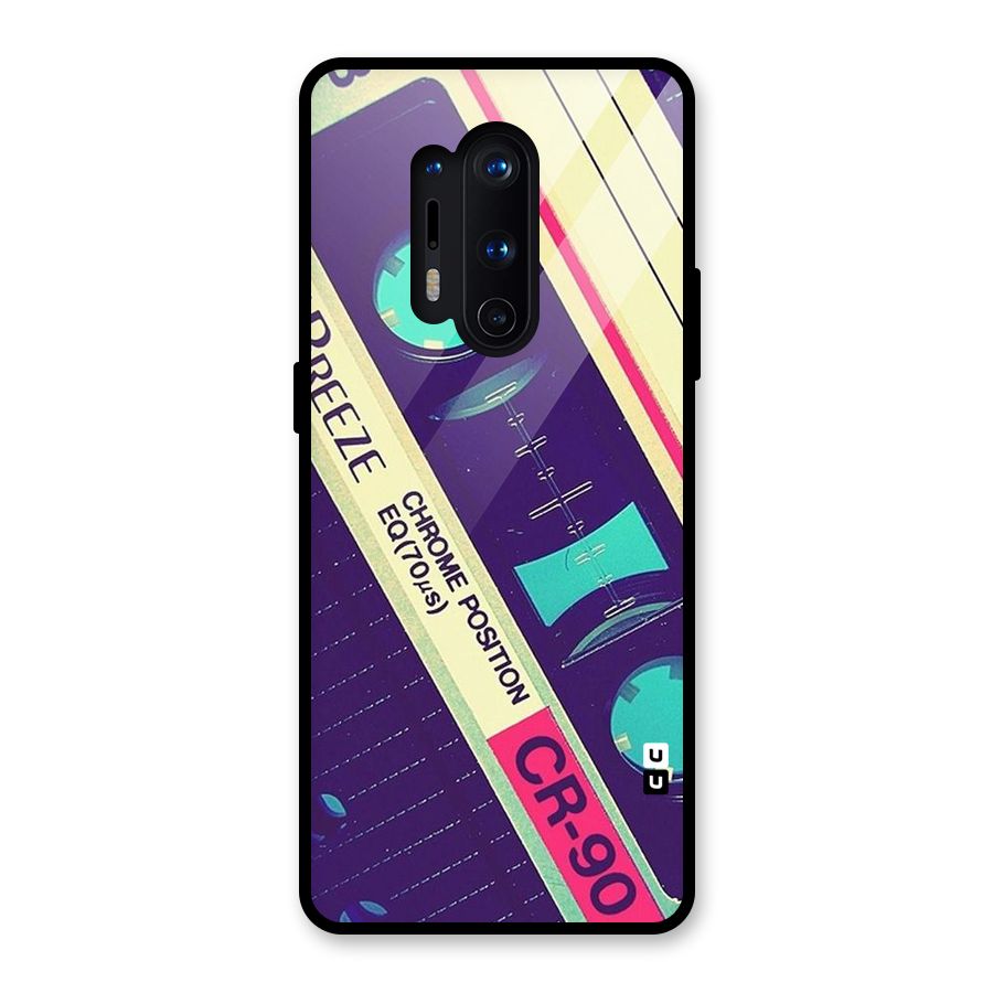 Old Casette Shade Glass Back Case for OnePlus 8 Pro