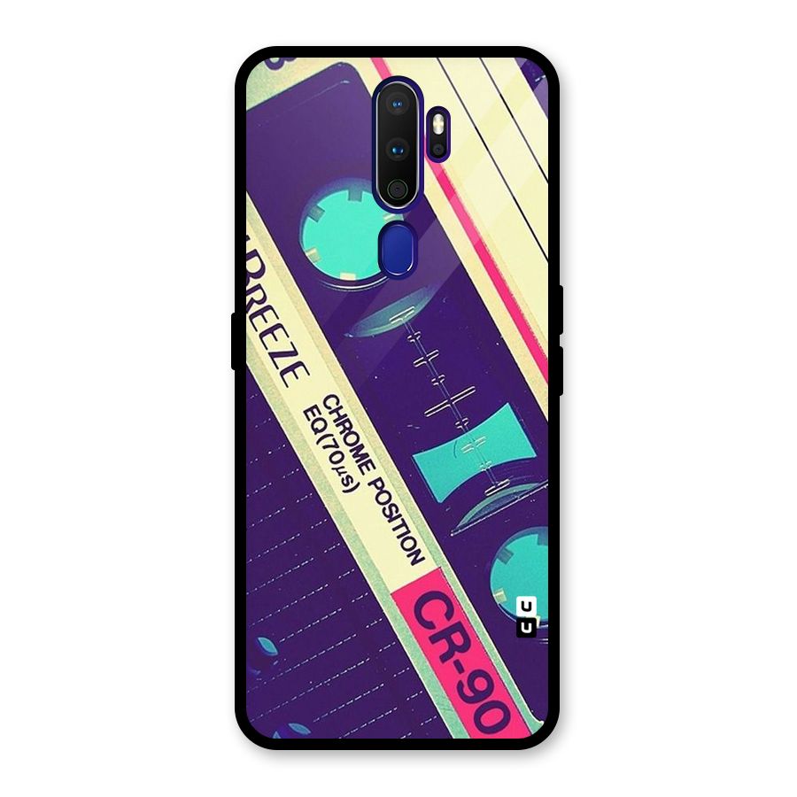 Old Casette Shade Glass Back Case for Oppo A9 (2020)