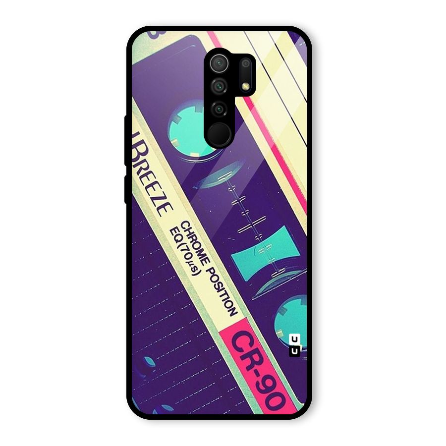 Old Casette Shade Glass Back Case for Poco M2