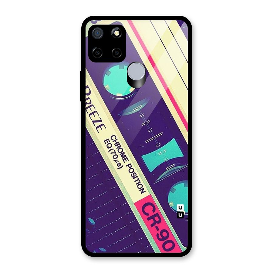 Old Casette Shade Glass Back Case for Realme C12