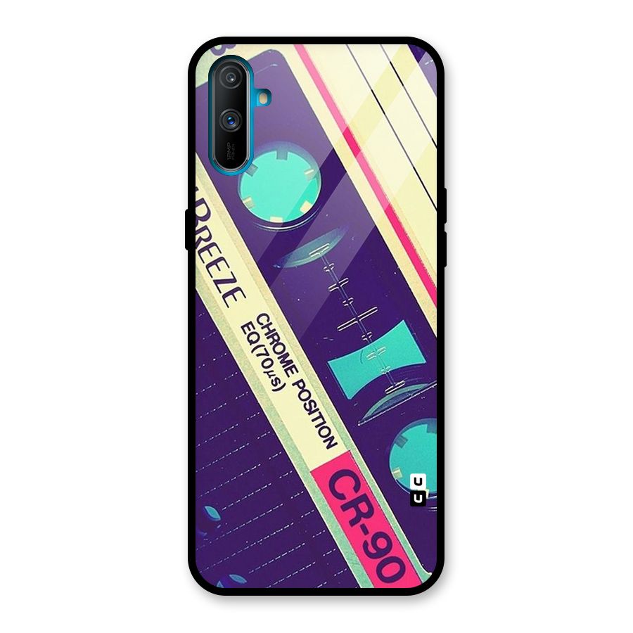 Old Casette Shade Glass Back Case for Realme C3