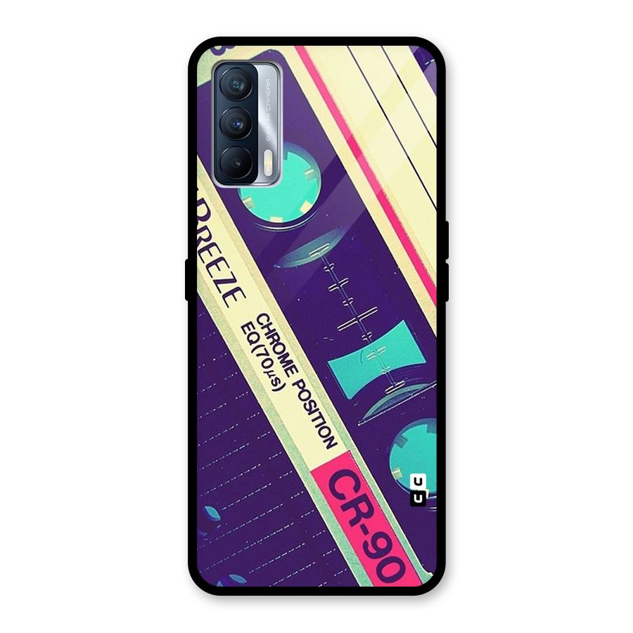 Old Casette Shade Glass Back Case for Realme X7