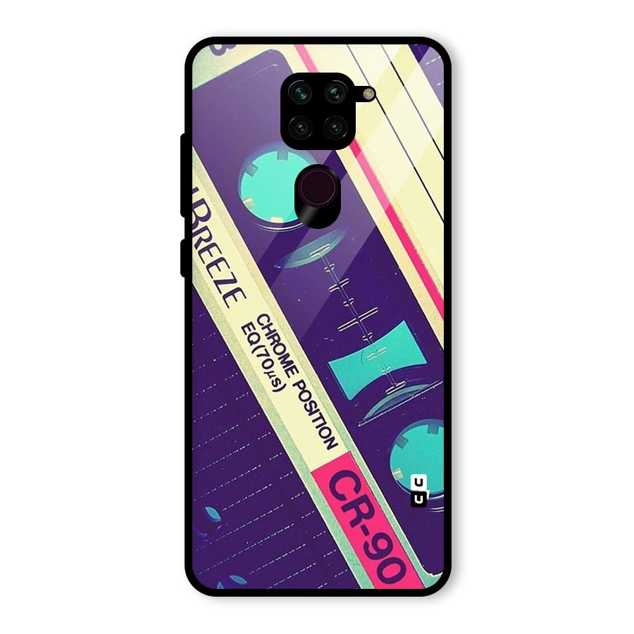 Old Casette Shade Glass Back Case for Redmi Note 9