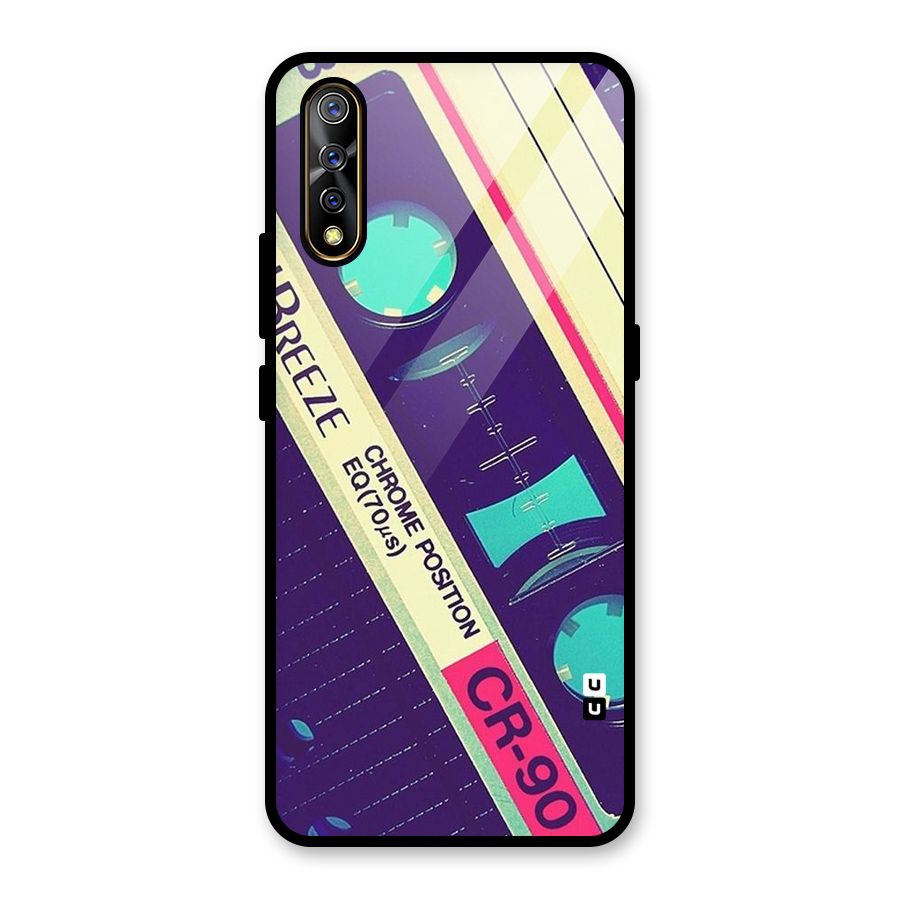 Old Casette Shade Glass Back Case for Vivo S1