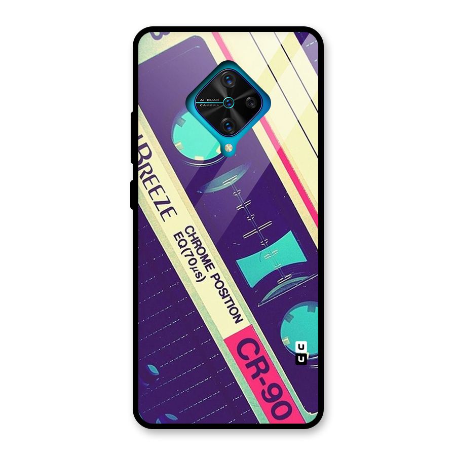 Old Casette Shade Glass Back Case for Vivo S1 Pro