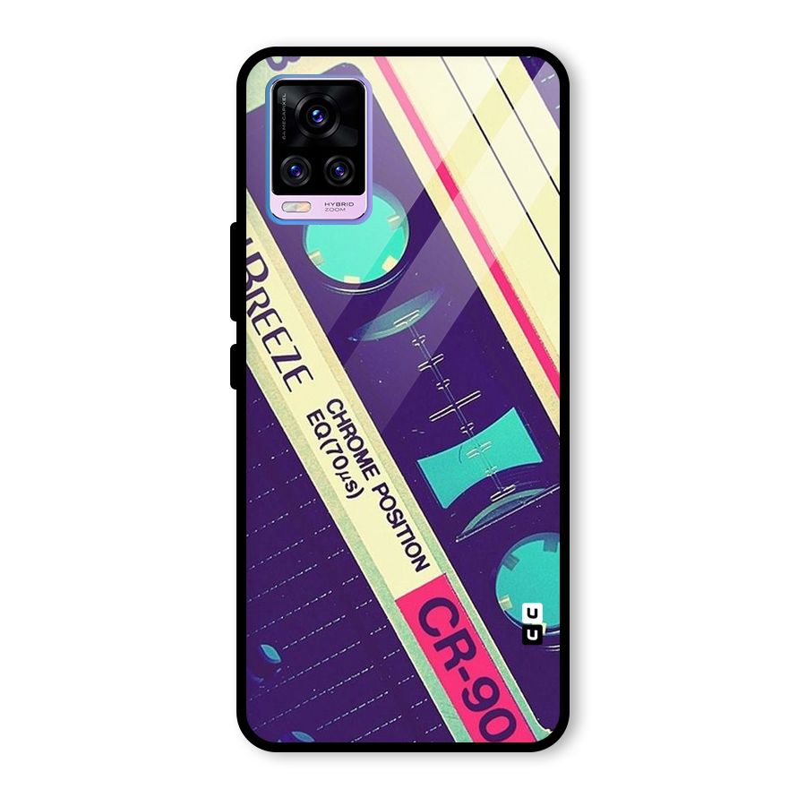 Old Casette Shade Glass Back Case for Vivo V20 Pro