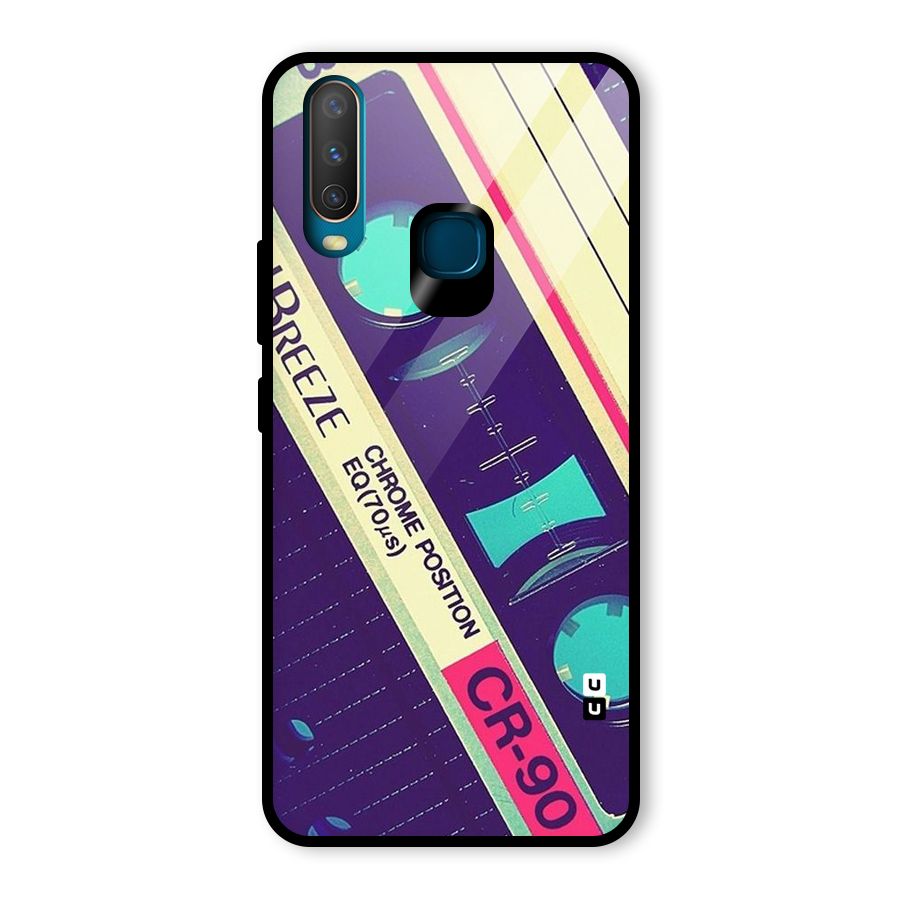 Old Casette Shade Glass Back Case for Vivo Y12