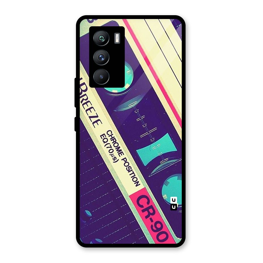 Old Casette Shade Glass Back Case for Vivo iQOO 9 SE
