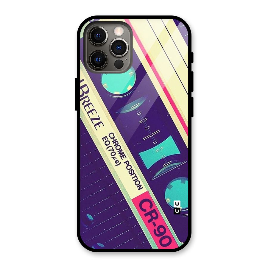 Old Casette Shade Glass Back Case for iPhone 12 Pro