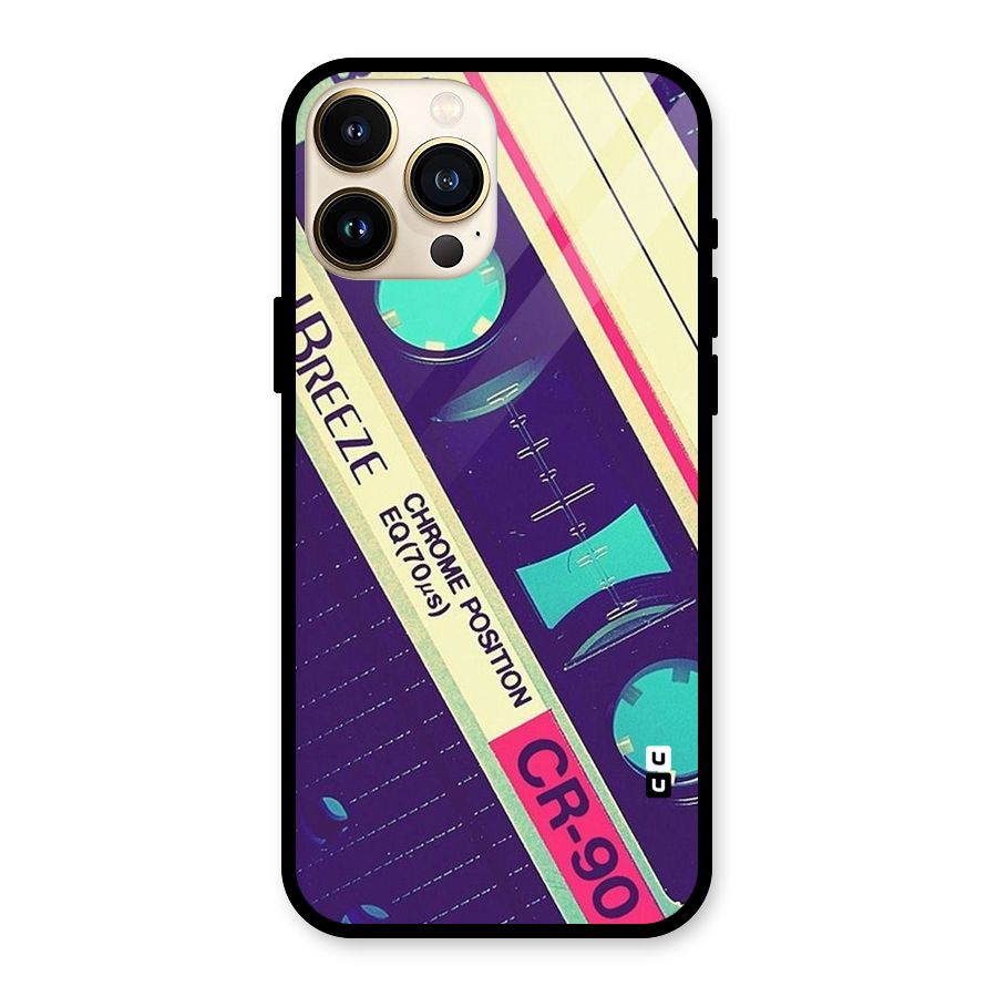 Old Casette Shade Glass Back Case for iPhone 13 Pro Max
