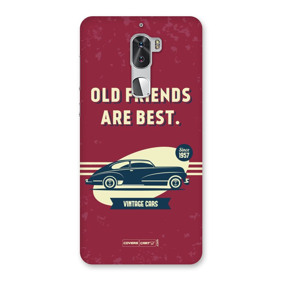 Old Friends Vintage Car Back Case for Coolpad Cool 1