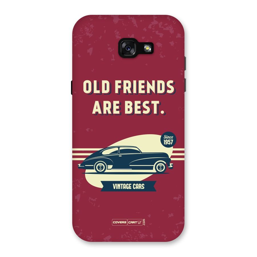 Old Friends Vintage Car Back Case for Galaxy A7 (2017)