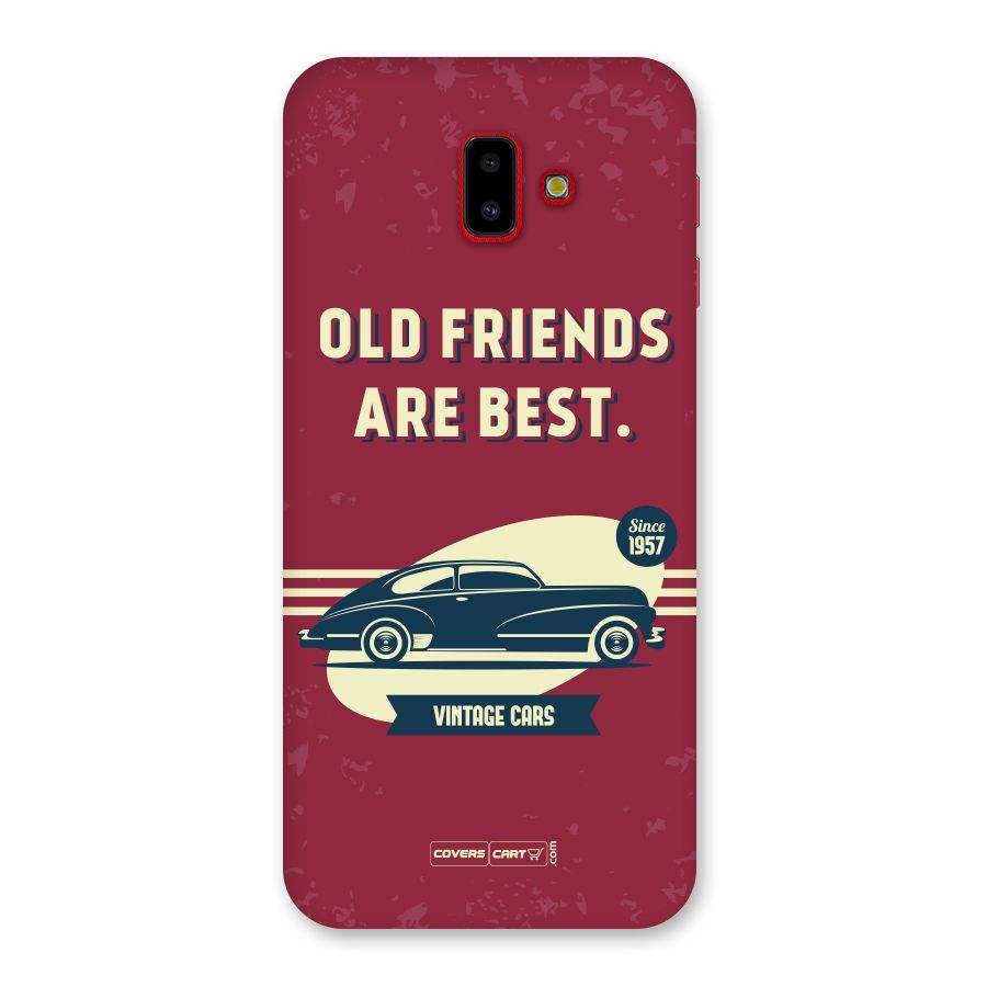 Old Friends Vintage Car Back Case for Galaxy J6 Plus