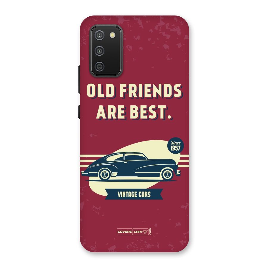 Old Friends Vintage Car Back Case for Galaxy M02s