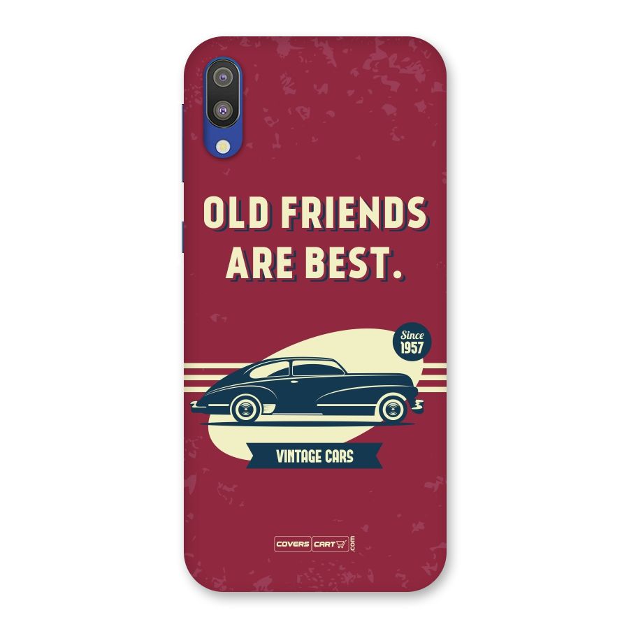 Old Friends Vintage Car Back Case for Galaxy M10