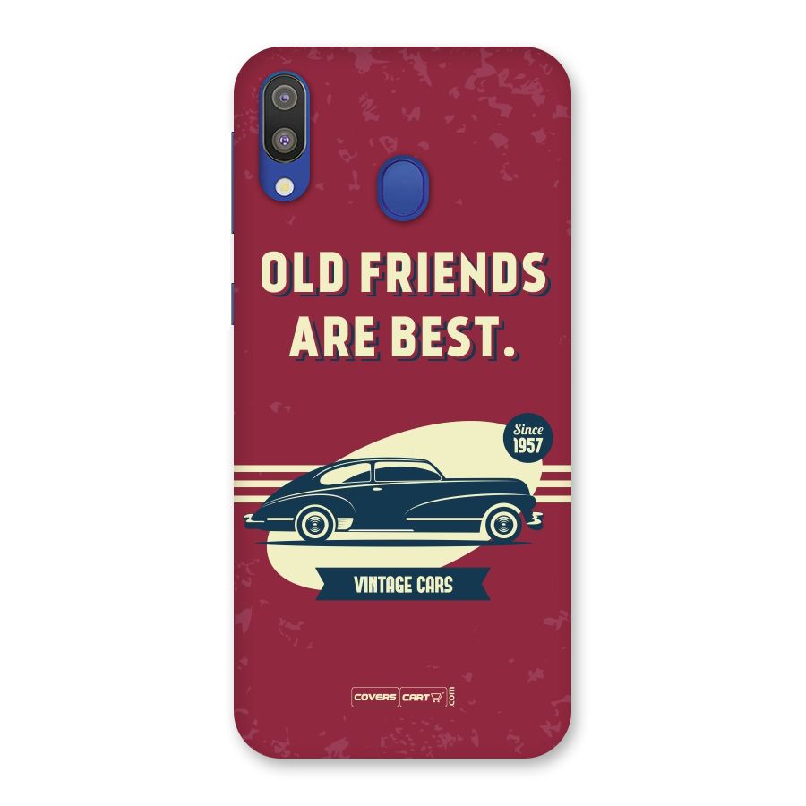 Old Friends Vintage Car Back Case for Galaxy M20