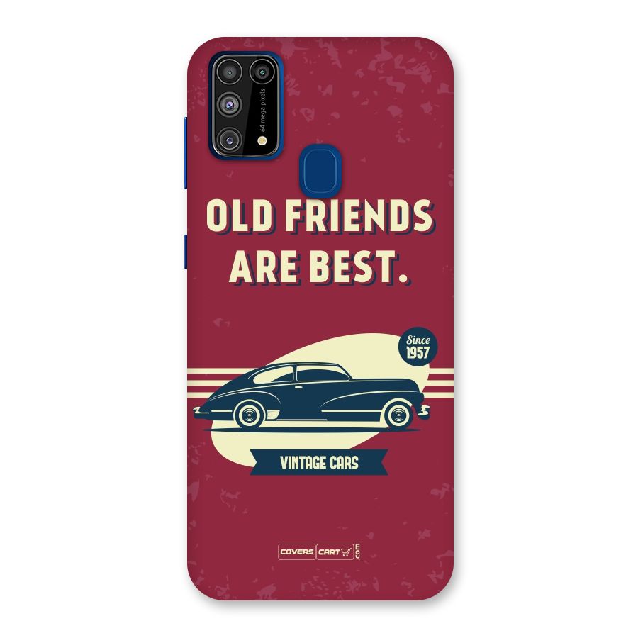 Old Friends Vintage Car Back Case for Galaxy M31