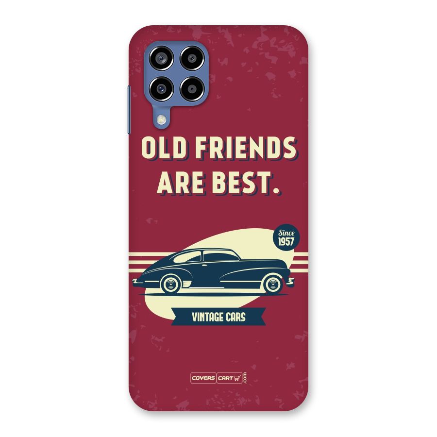 Old Friends Vintage Car Back Case for Galaxy M53 5G