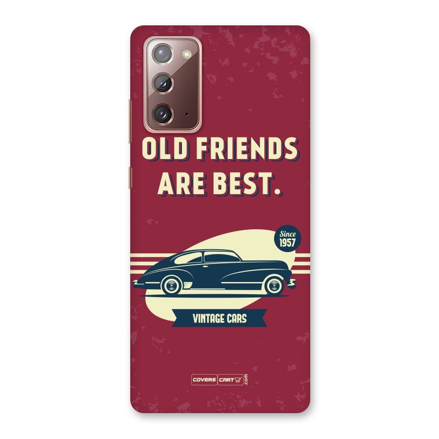 Old Friends Vintage Car Back Case for Galaxy Note 20