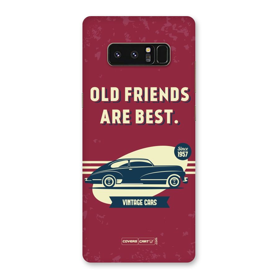 Old Friends Vintage Car Back Case for Galaxy Note 8