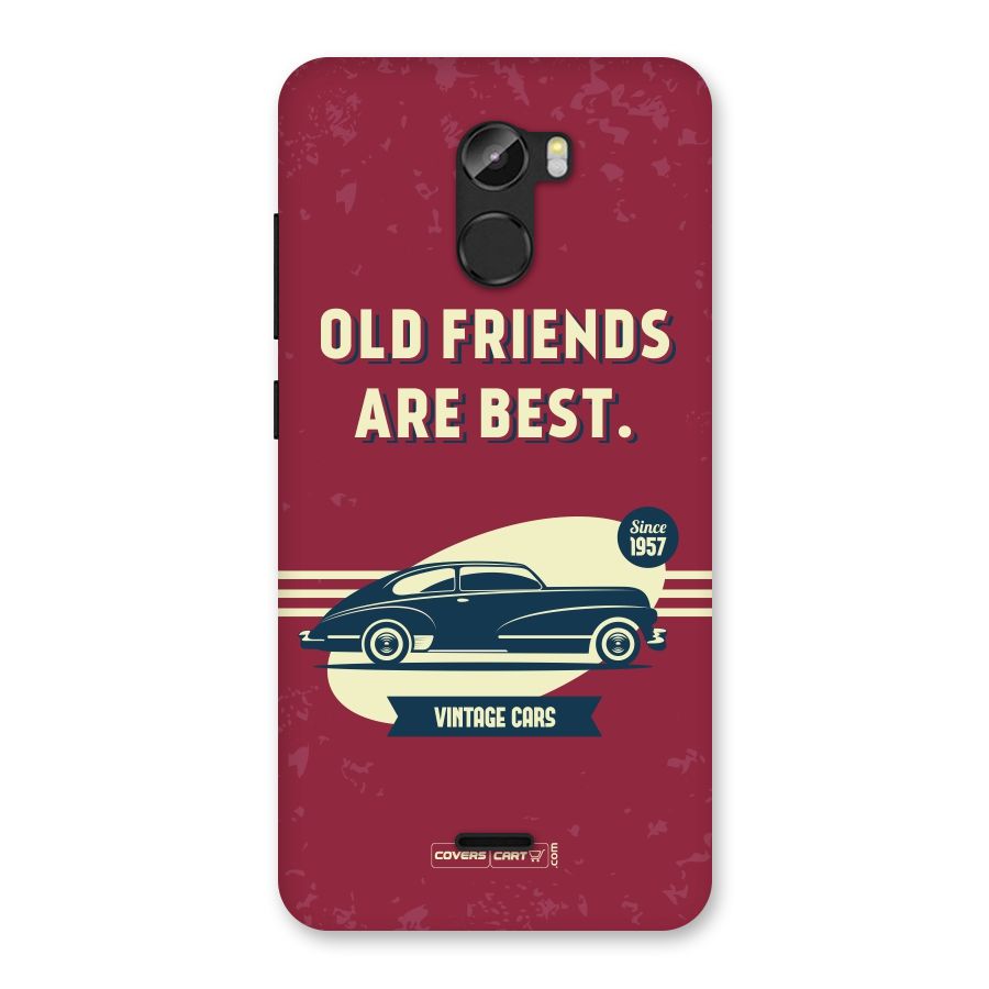 Old Friends Vintage Car Back Case for Gionee X1
