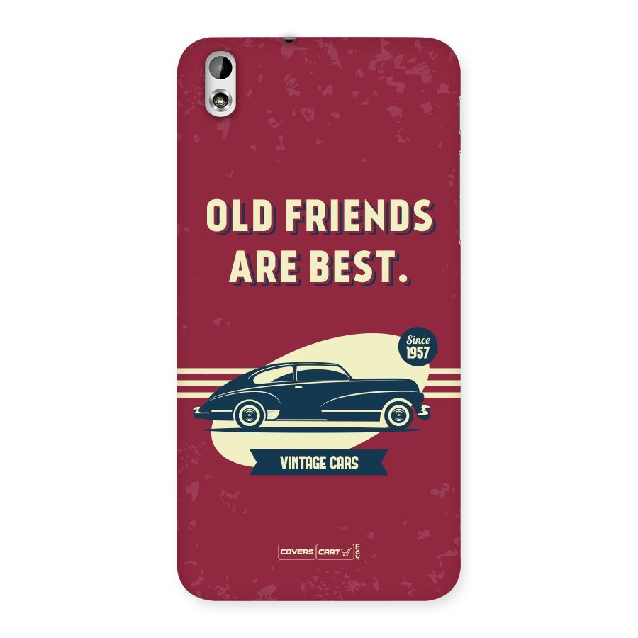 Old Friends Vintage Car Back Case for HTC Desire 816g