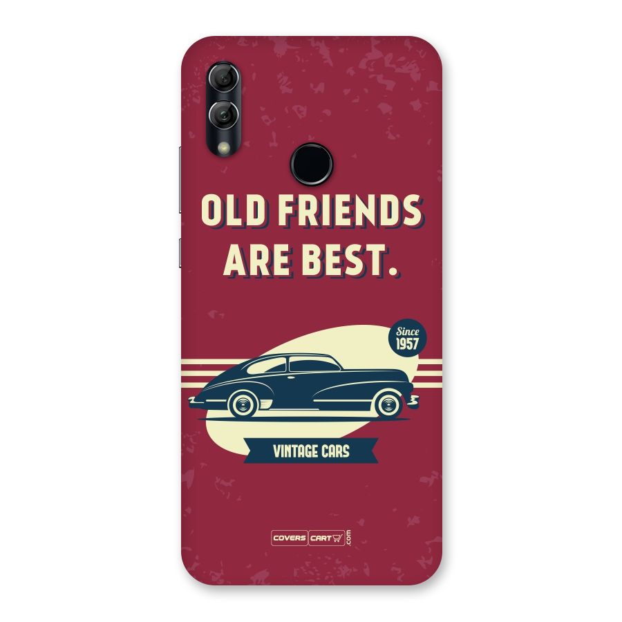 Old Friends Vintage Car Back Case for Honor 10 Lite