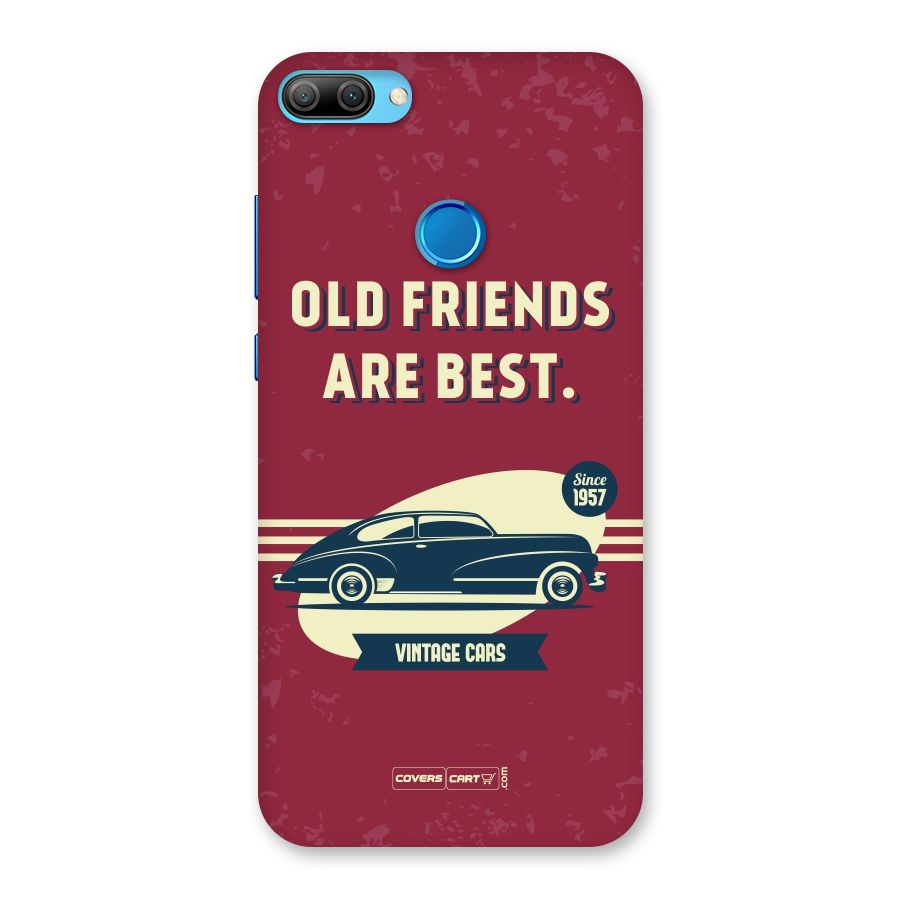 Old Friends Vintage Car Back Case for Honor 9N
