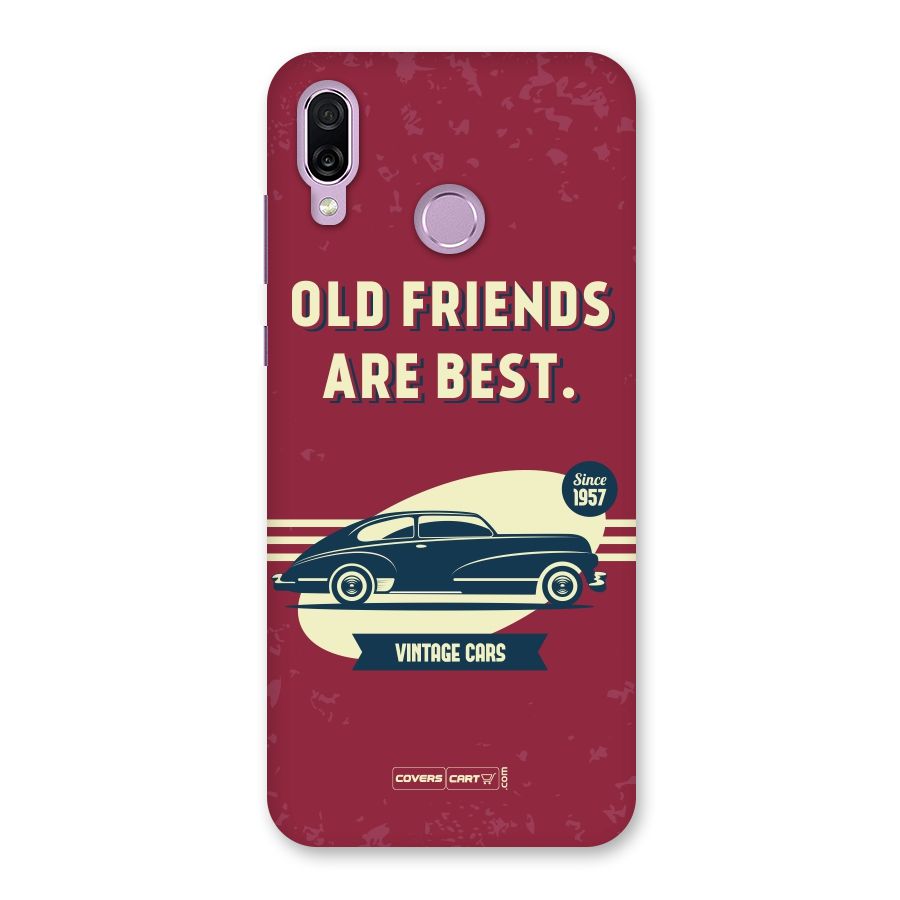 Old Friends Vintage Car Back Case for Honor Play