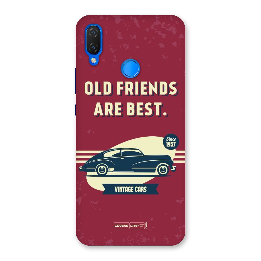 Old Friends Vintage Car Back Case for Huawei P Smart+