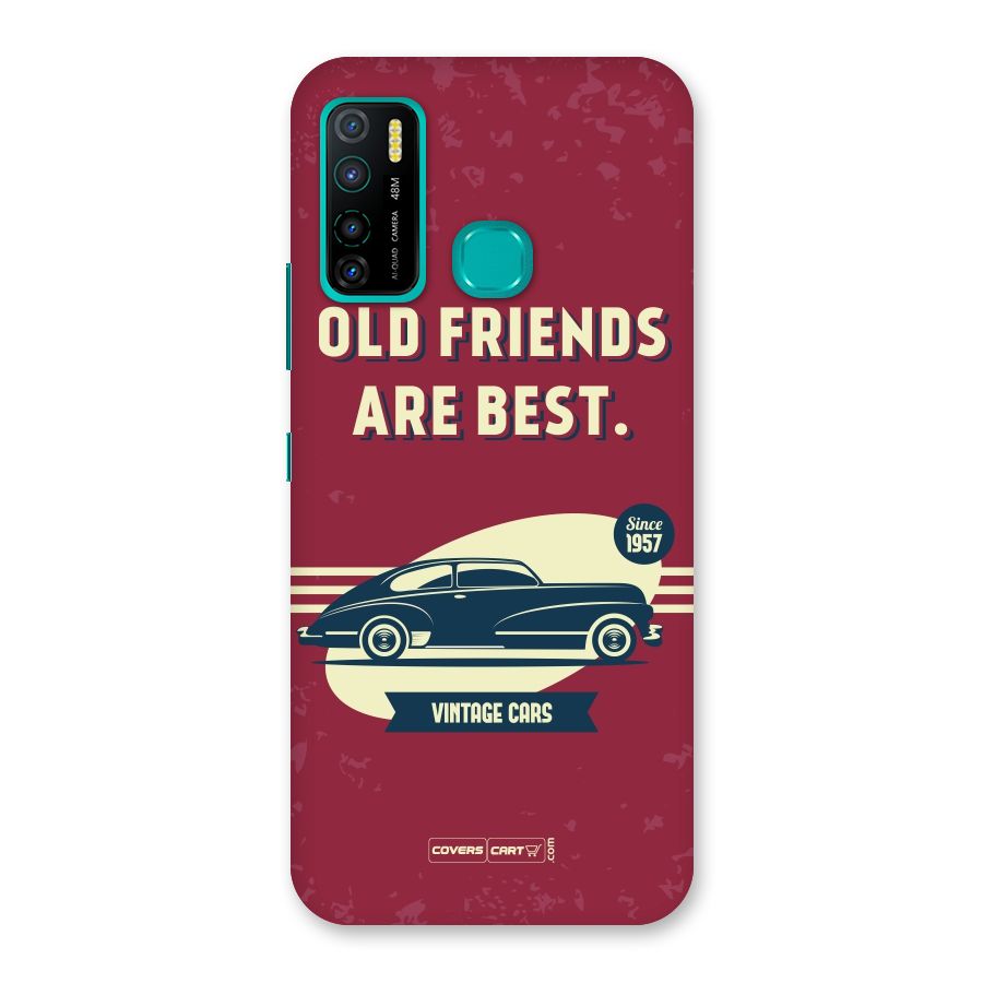 Old Friends Vintage Car Back Case for Infinix Hot 9 Pro
