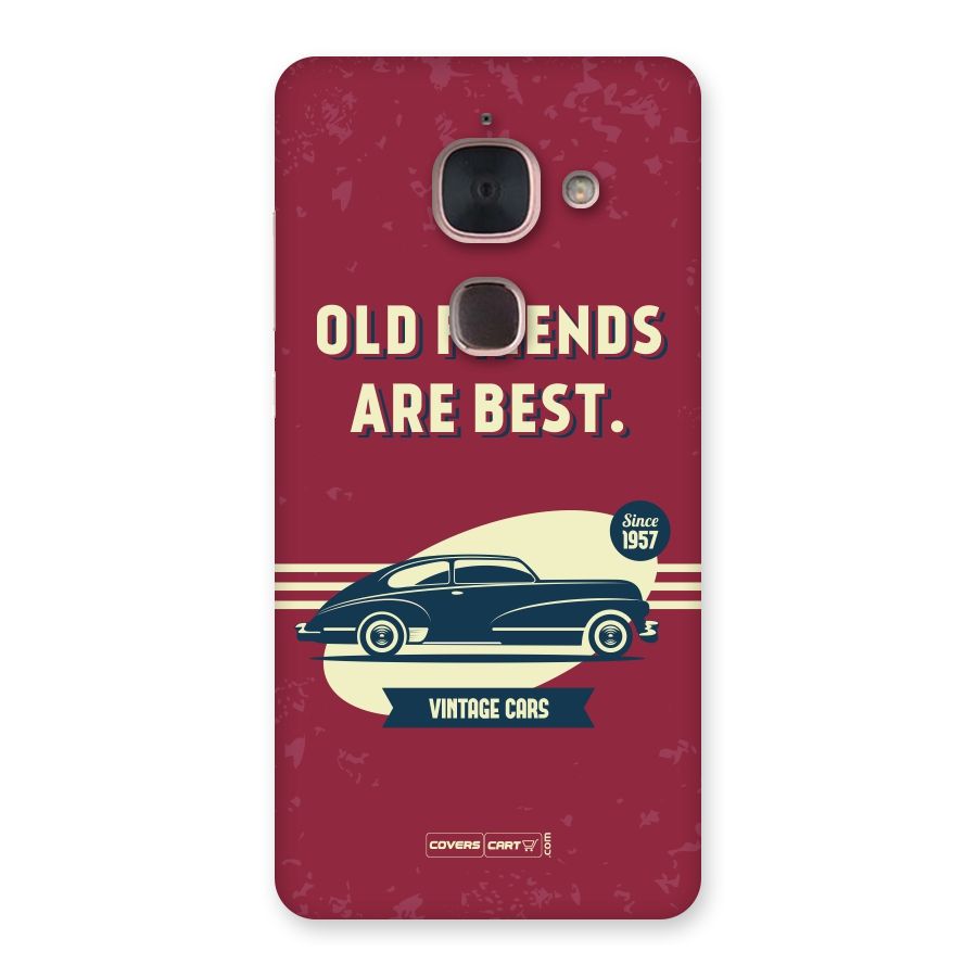 Old Friends Vintage Car Back Case for Le Max 2