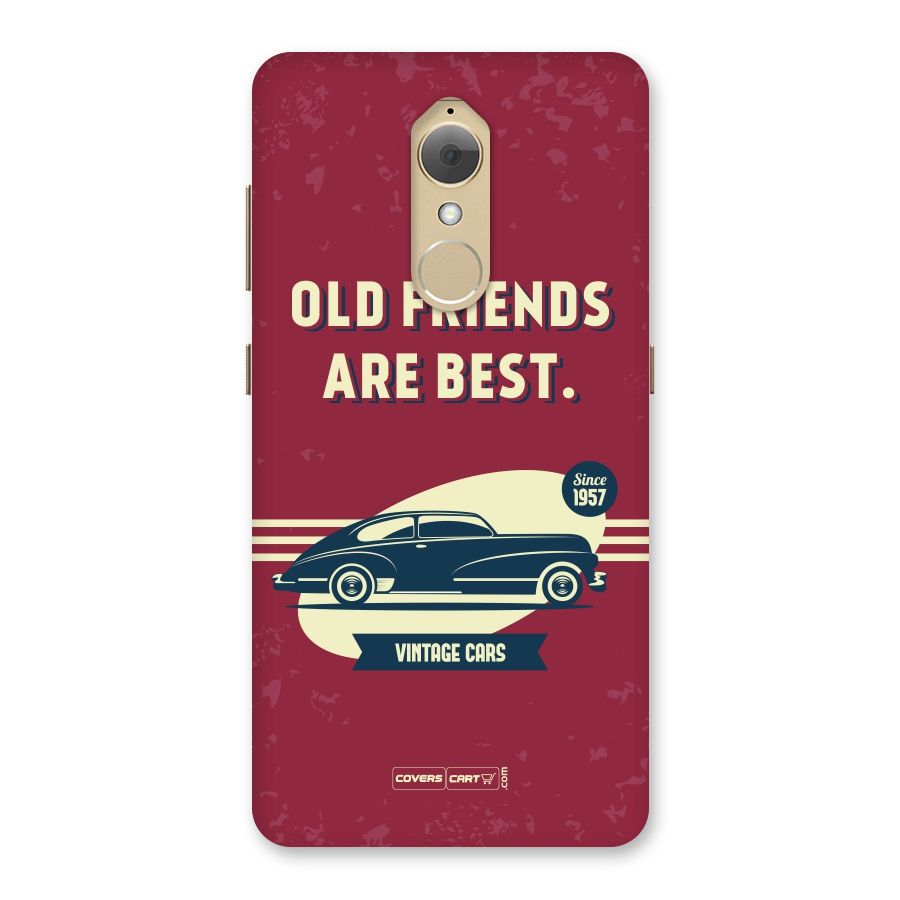 Old Friends Vintage Car Back Case for Lenovo K8