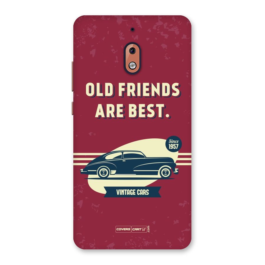 Old Friends Vintage Car Back Case for Nokia 2.1