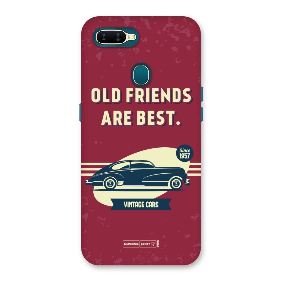 Old Friends Vintage Car Back Case for Oppo A11k