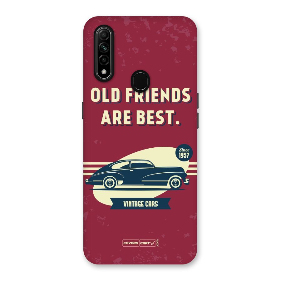 Old Friends Vintage Car Back Case for Oppo A31
