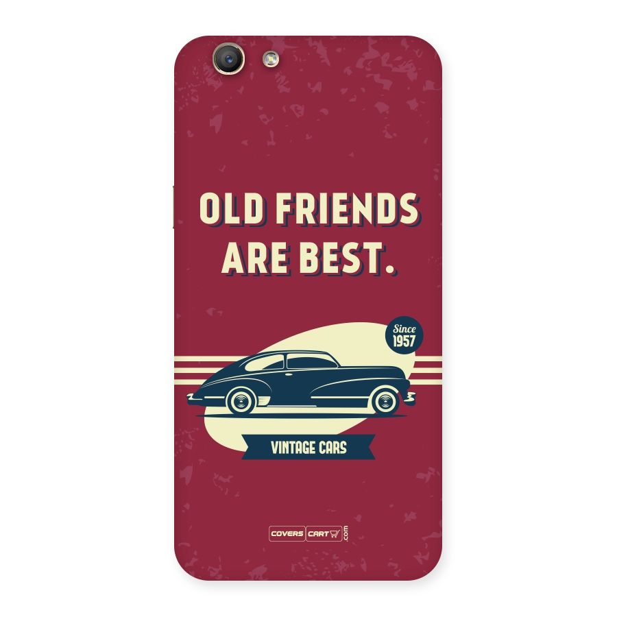 Old Friends Vintage Car Back Case for Oppo A59