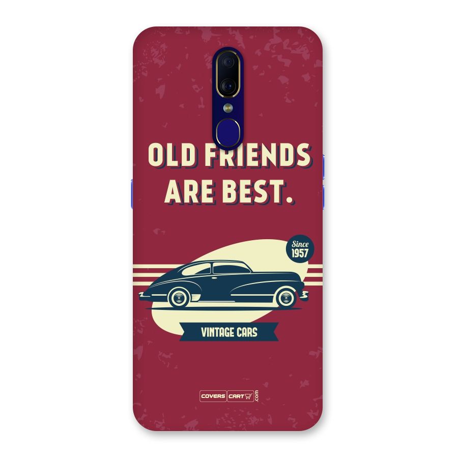 Old Friends Vintage Car Back Case for Oppo F11