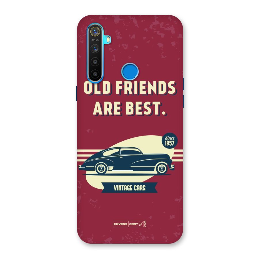 Old Friends Vintage Car Back Case for Realme 5