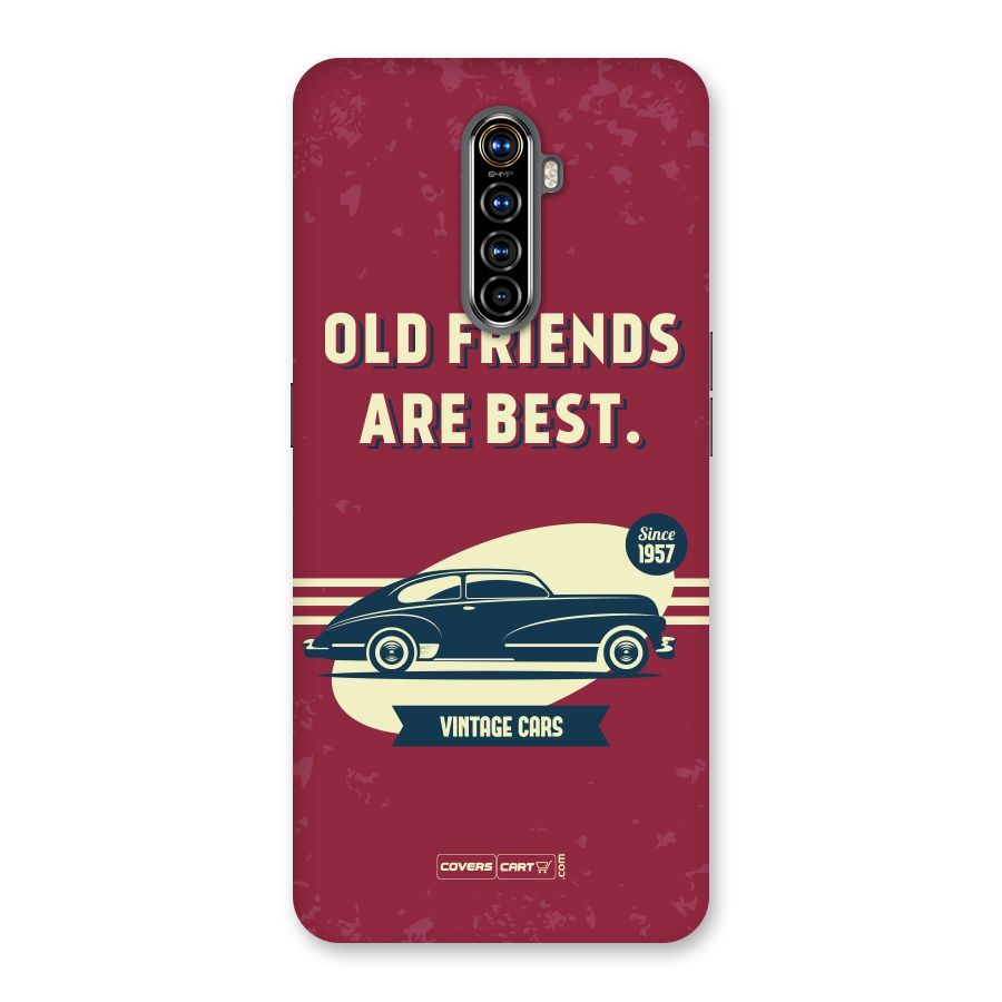 Old Friends Vintage Car Back Case for Realme X2 Pro