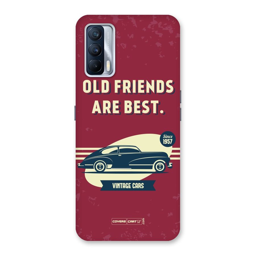 Old Friends Vintage Car Back Case for Realme X7